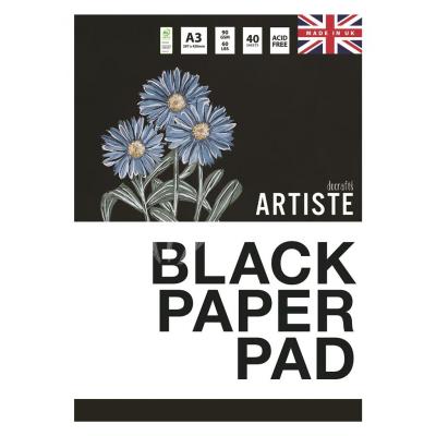 Docrafts Artiste Spezialpapiere - Black Paper Pad